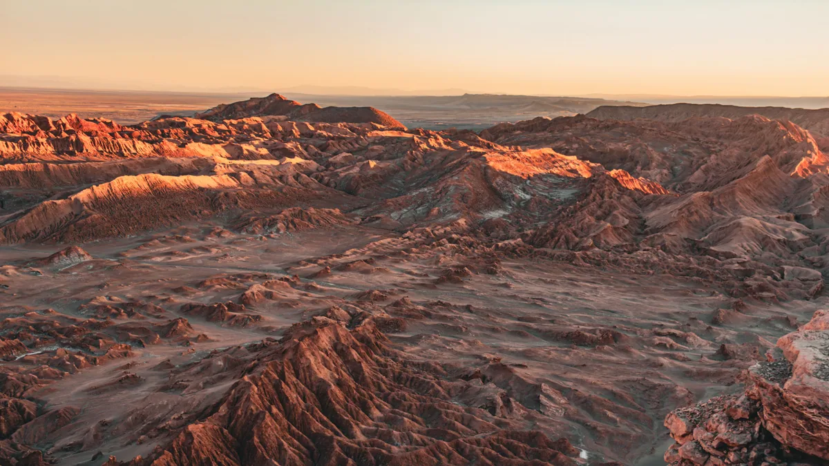 Paysage de voyage lié à visiter san pedro de atacama