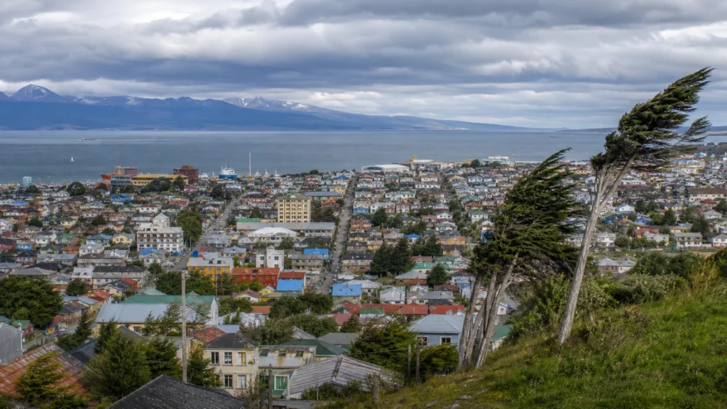 Paysage de voyage lié à que faire à punta arenas