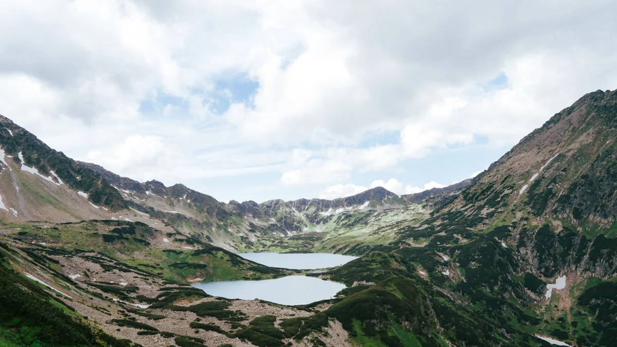 Paysage de voyage lié à randonnée basses tatras