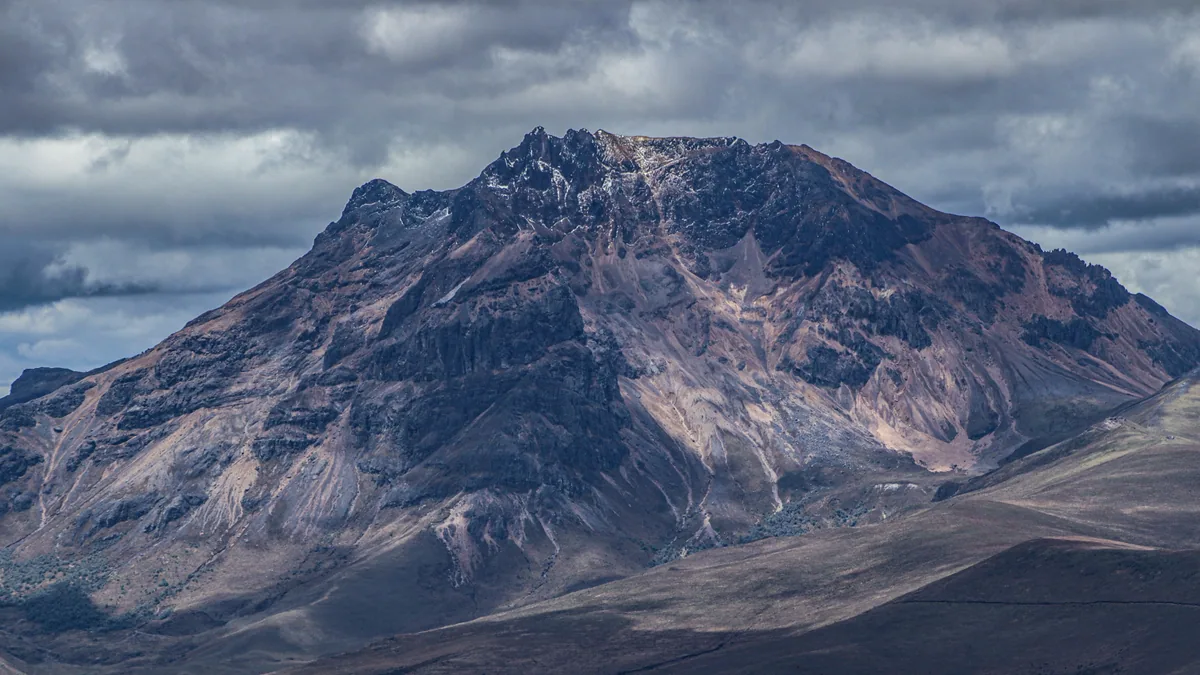 Paysage de voyage lié à latacunga cotopaxi
