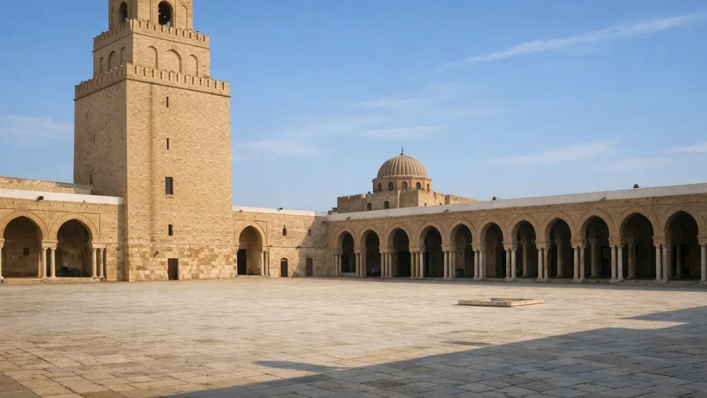 Paysage de voyage lié à visiter kairouan