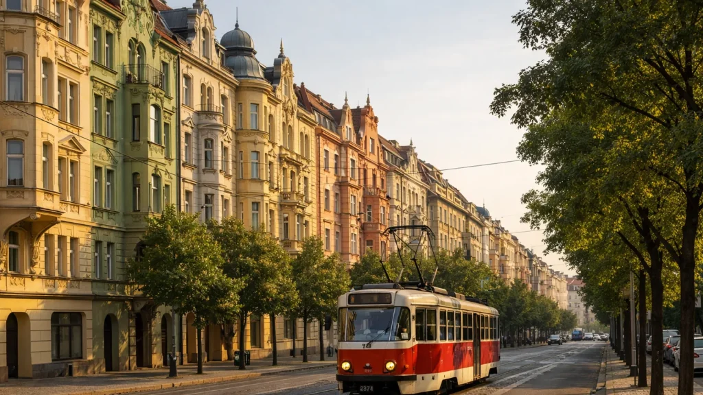 Paysage de voyage lié à visiter prague