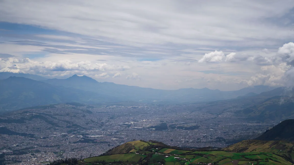 Paysage de voyage lié à que faire à quito