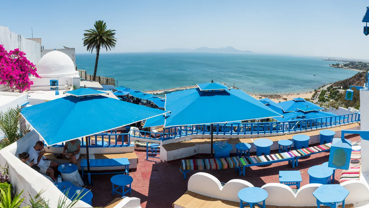 Paysage de voyage lié à visiter sidi bou saïd